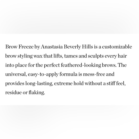 🎉HP x3!🎉Anastasia Beverly Hills Brow Freeze Brow Styling Wax - 0.28oz/8g - Picture 3 of 8